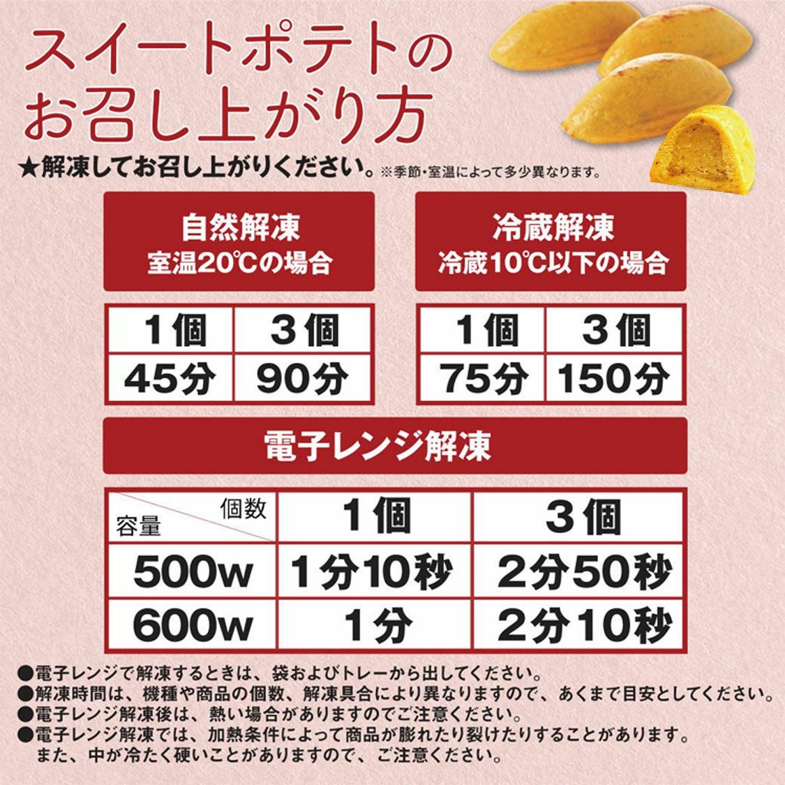 二層仕立てのやきいもスイートポテト3個入り | 【公式通販】らぽっぽ