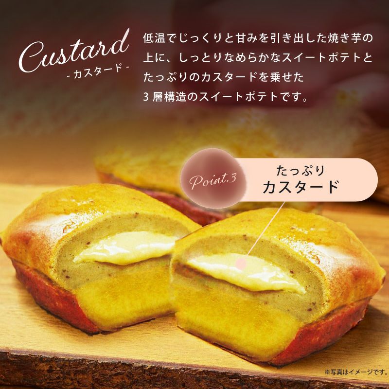 らぽっぽ まるごと焼き芋 スイートポテト プレーン カスタード セット