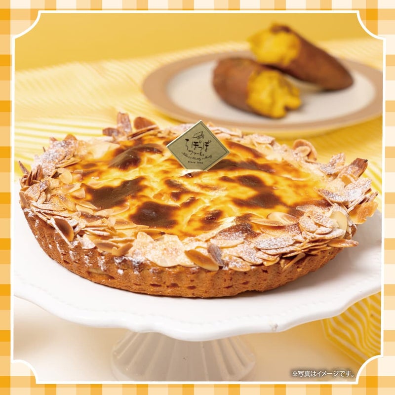 らぽっぽ　安納芋の塩キャラメルチーズタルト
